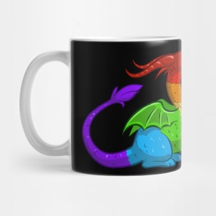 Rainbow Pride Dragon Mug